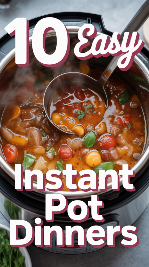 Delicious Instant Pot dinner recipes showcased