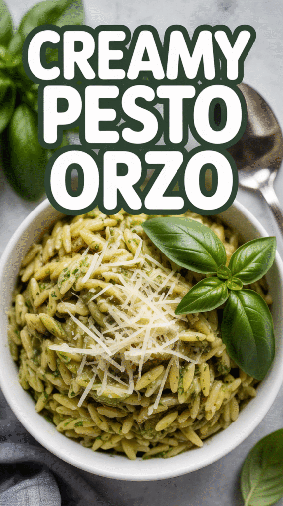 creamy-pesto-orzo