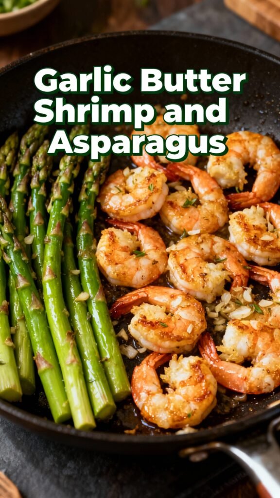 garlic-butter-shrimp-asparagus