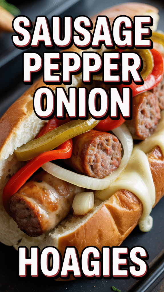 sausage-pepper-onion-hoagies