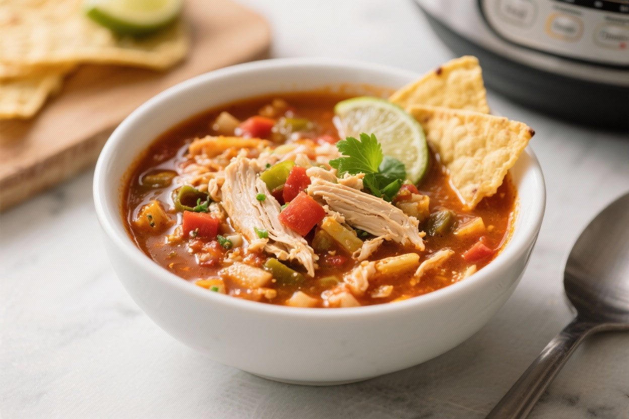 Instant Pot Chicken Tortilla Soup