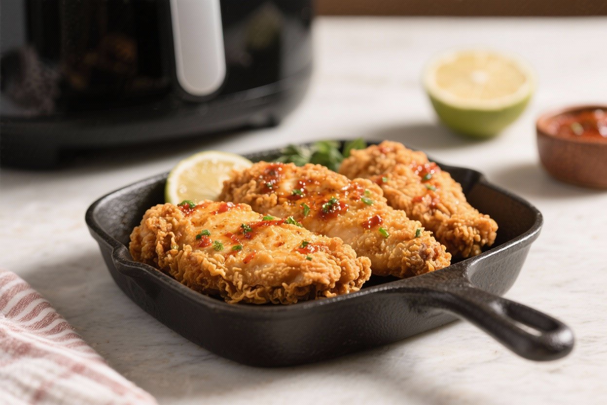 air fryer fried chicken breasts
